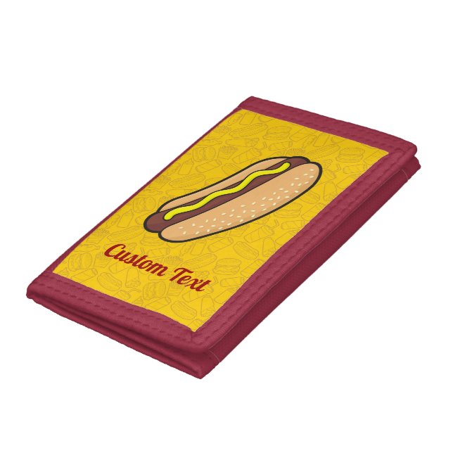 Hotdog Trifold Wallet (Bottom)