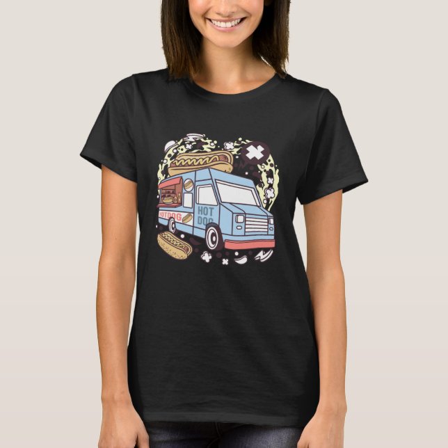 Hotdog Truck T-Shirt (Front)