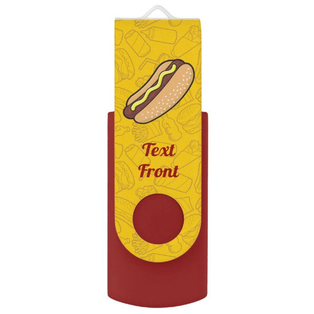 Hotdog USB Flash Drive (Front Vertical)