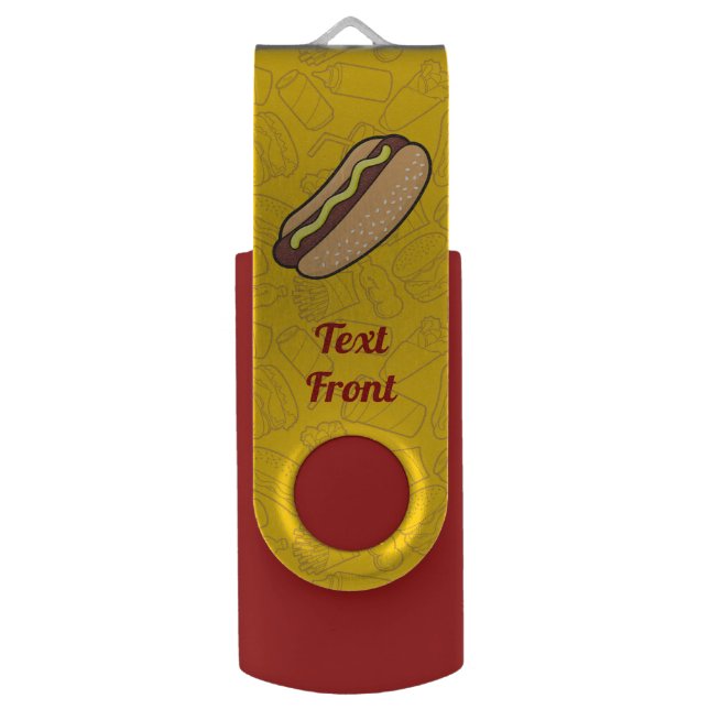 Hotdog USB Flash Drive (Front Vertical)