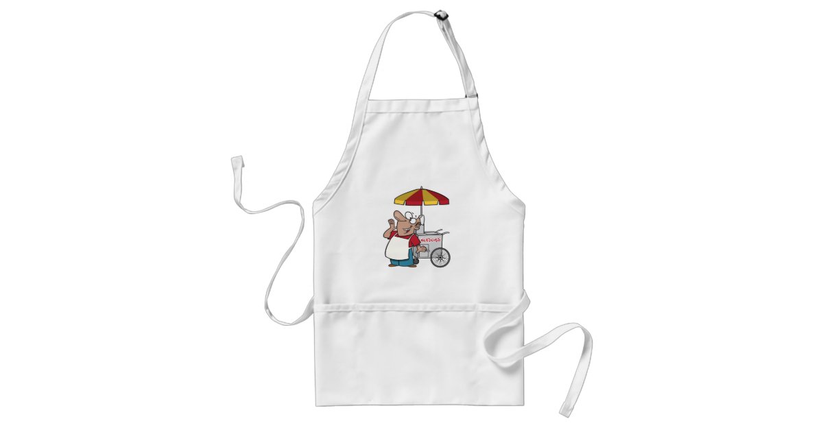 Hot Dog Vendor Apron, Adult