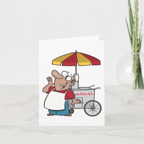 Hotdog Vendor Card