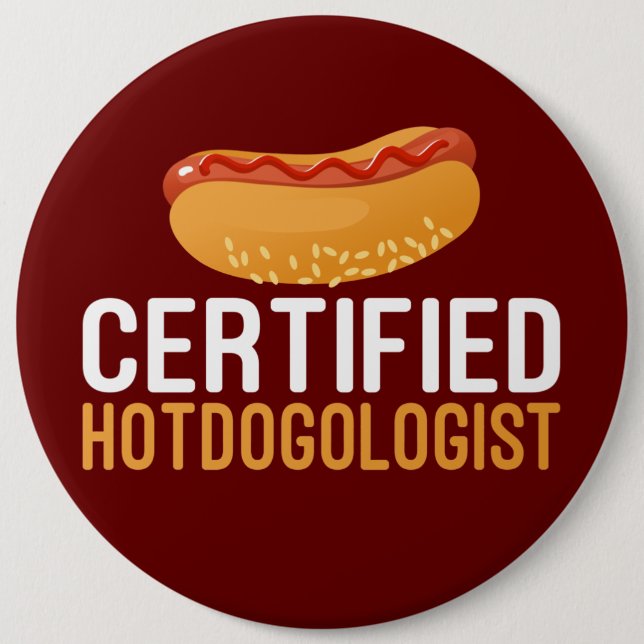 Hotdogs, Hotdogologist Fun Pins (Front)