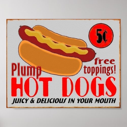 HotDogSignposter Poster