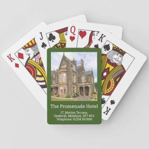 Hotel Accommodation Name Poker Cards