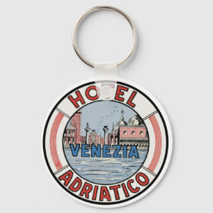 Hotel Adriatico in Venice Keychain