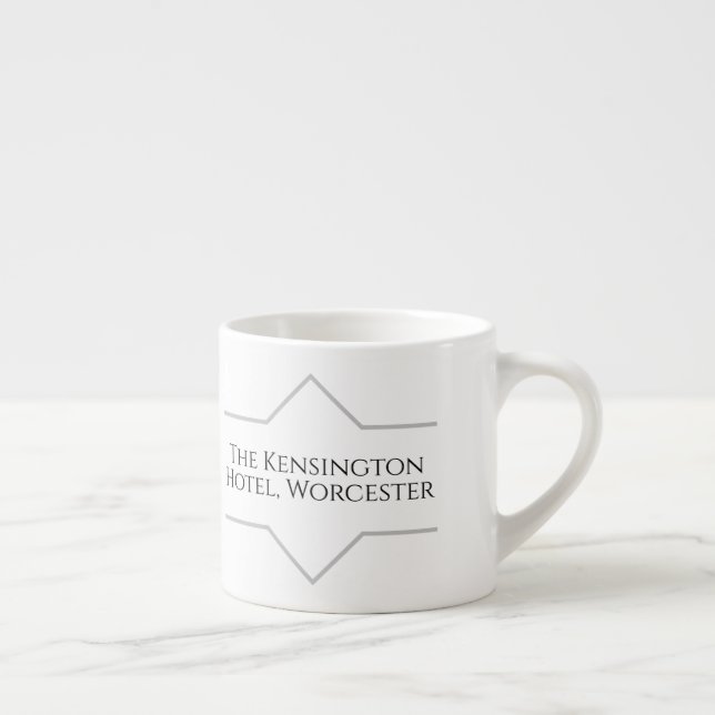 Hotel Branded Espresso Cup (Right)