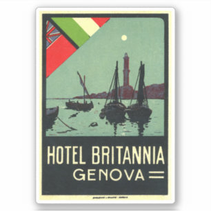 Hotel Briannia Genova  Sticker