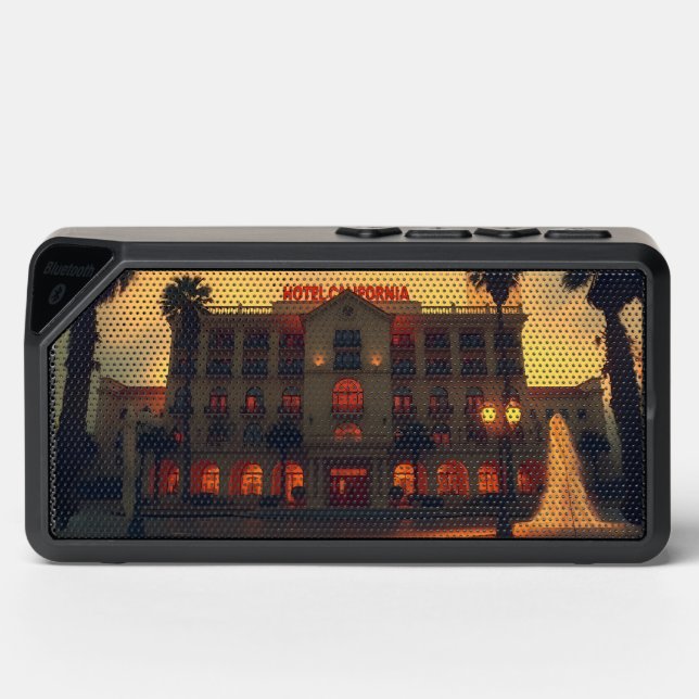 "Hotel California" Bluetooth Speaker (Front)