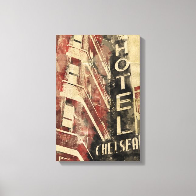 Hotel Chelsea Canvas Print (Front)