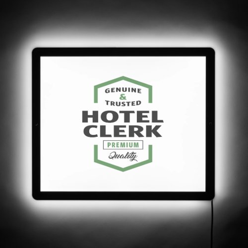 Hotel Cleck Logo Gift Ideas   LED Sign