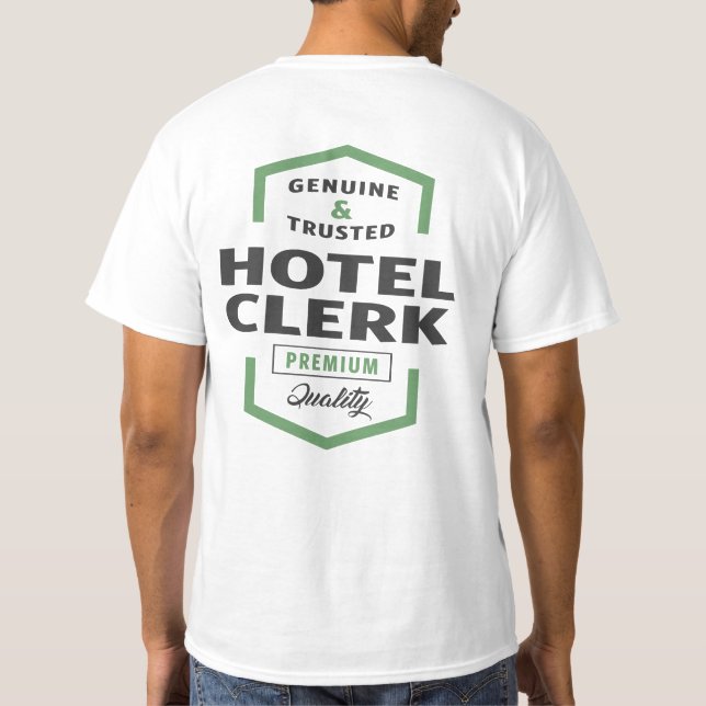 Hotel Cleck Logo Gift Ideas. T-Shirt (Back)