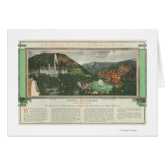 Hotel Colorado Brochure Cards (Front Horizontal)