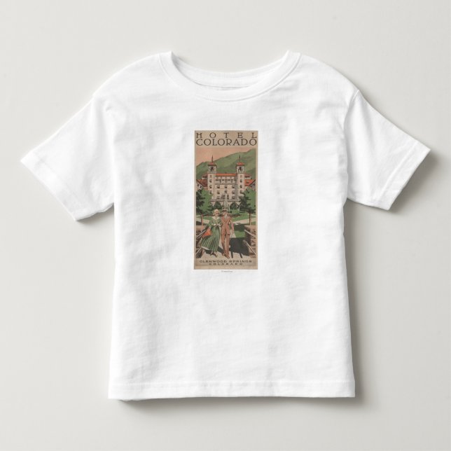 Hotel Colorado Travel Poster Toddler T-shirt (Front)