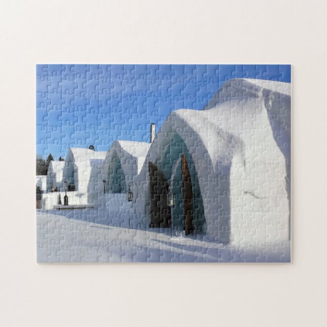 Hotel de Glace, Quebec, Canada Jigsaw Puzzle (Horizontal)