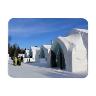 Hotel de Glace, Quebec, Canada Magnet