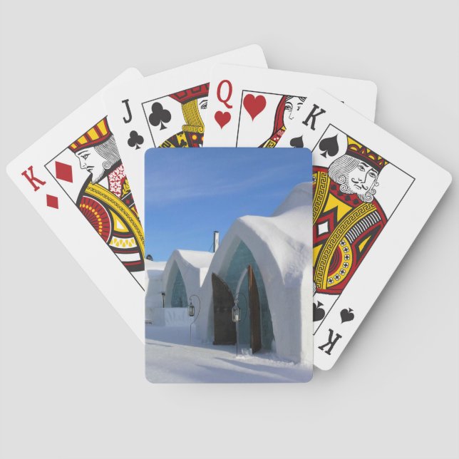 Hotel de Glace, Quebec, Canada Poker Cards (Back)