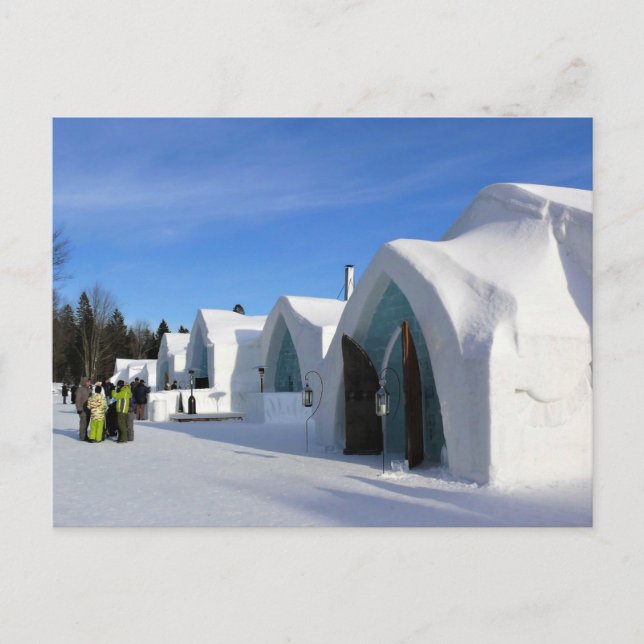 Hotel de Glace, Quebec, Canada Postcard (Front)