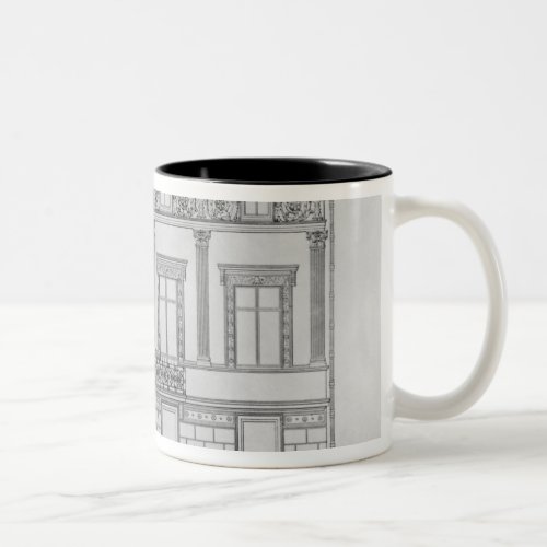 Hotel de Pourtales facade 1850 Two_Tone Coffee Mug