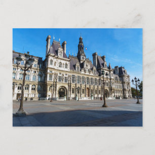 Hotel de Ville. City Hall of Paris - France Postcard