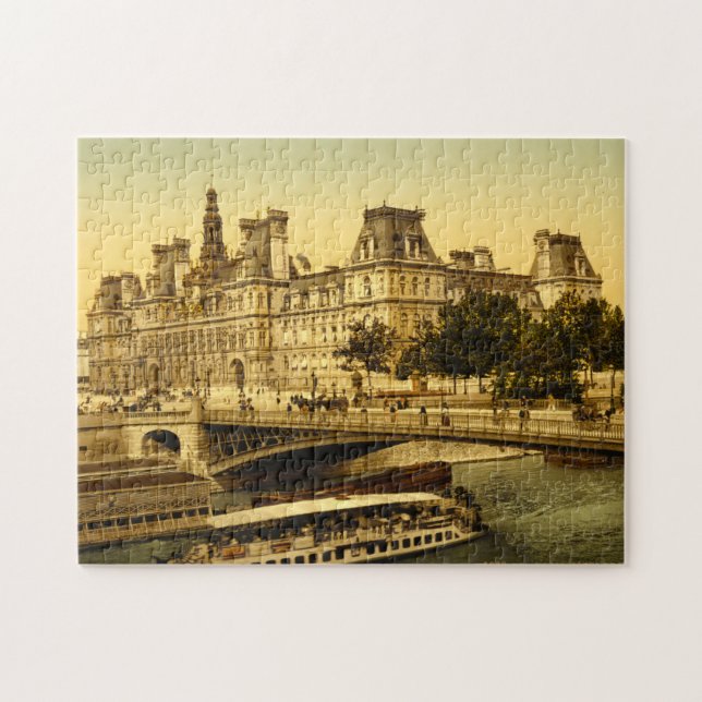 Hotel de ville Paris France Jigsaw Puzzle (Horizontal)