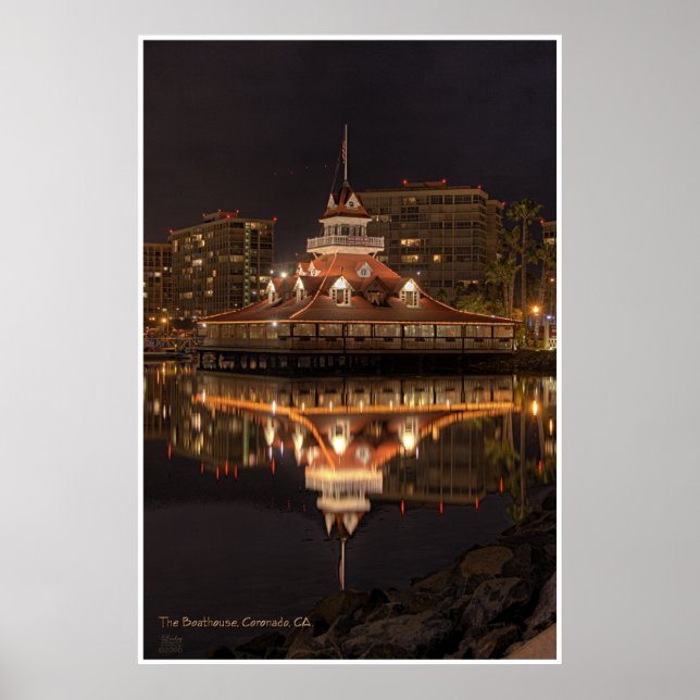 Hotel Del Boathouse Poster (Front)