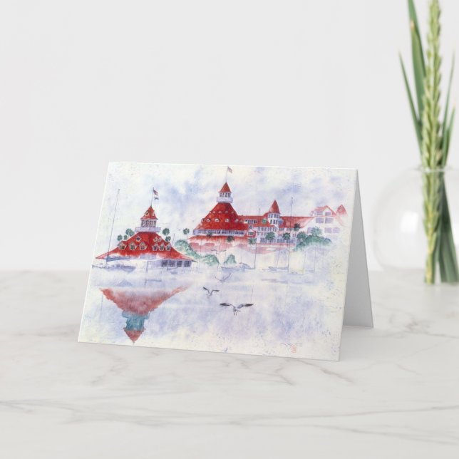 HOTEL DEL CORONADO & BOATHOUSE CARD (Front)