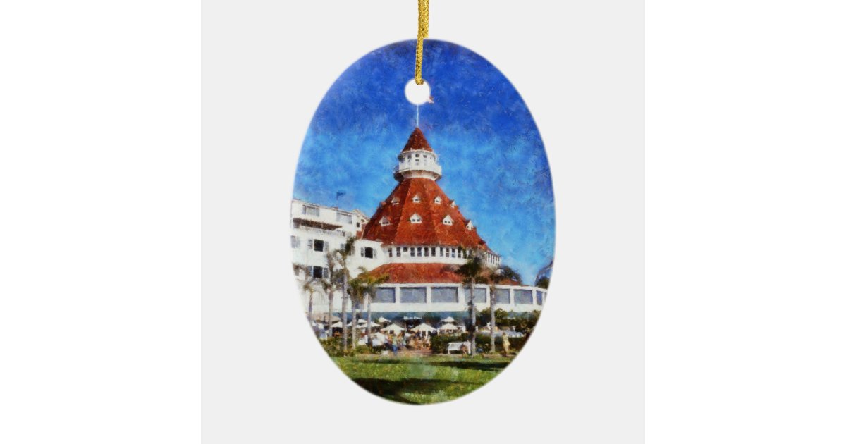 Hotel Del Coronado Ceramic Ornament Zazzle