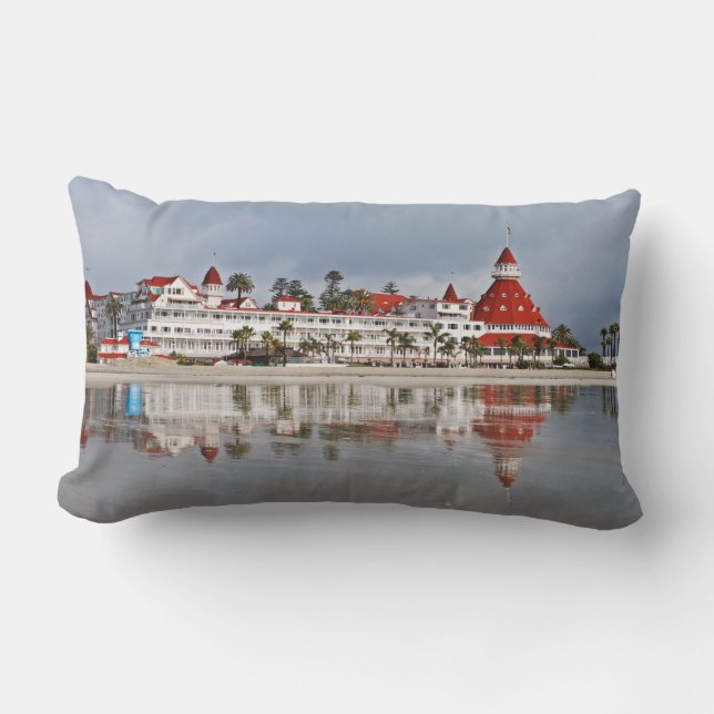 Hotel del Coronado - San Diego Skyline - Coronado Lumbar Pillow (Front)