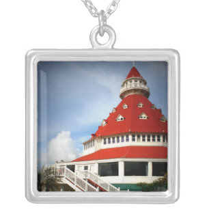 Hotel Del Coronado Silver Plated Necklace