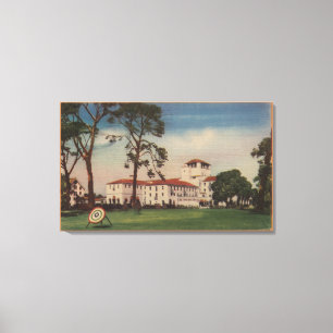 Hotel Del Monte and Archery Lawn - Monterey, CA Canvas Print