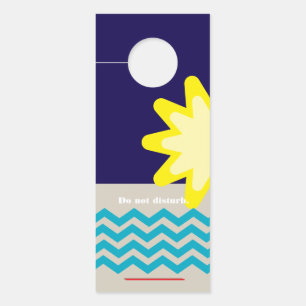 Hotel door hanger
