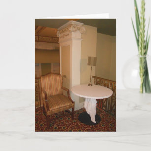 "Hotel Duluth Chair & Table" Hallowe’en Card