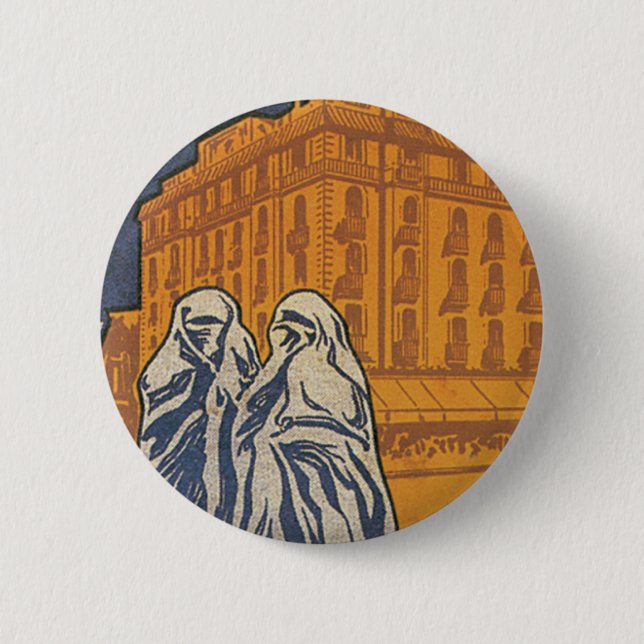 Hotel Excelsior Casablanca Pinback Button (Front)
