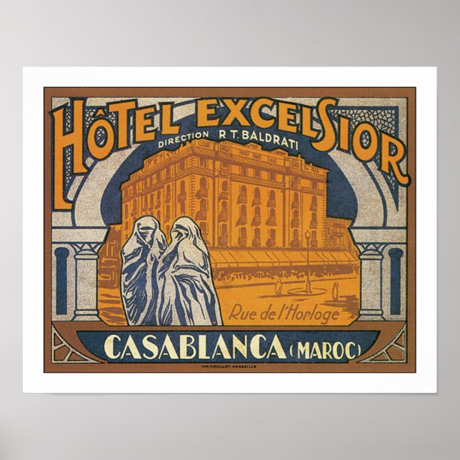 Hotel Excelsior Casablanca Poster (Front)
