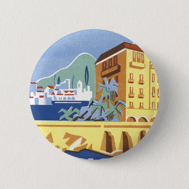 Hotel Excelsior Dubrovnik Pinback Button (Front)