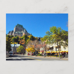 Hotel Frontenac High Above Quebec City Postcard