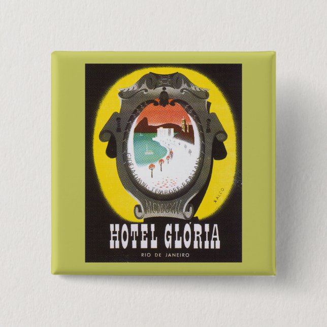 Hotel Gloria Button (Front)