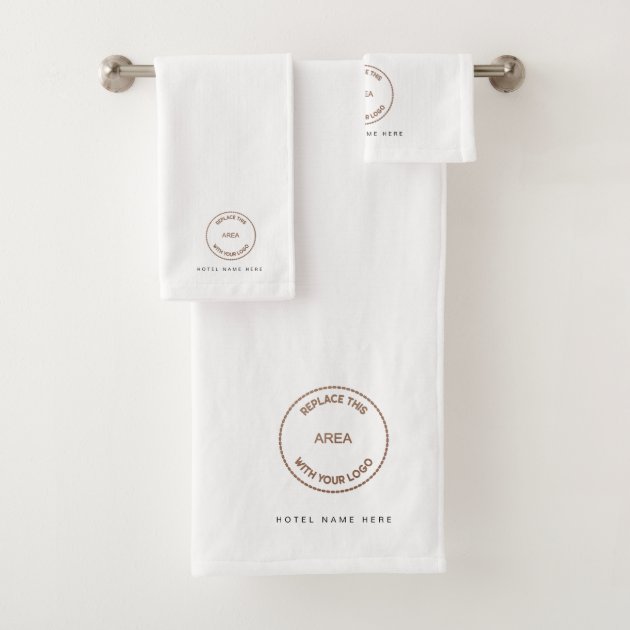 logo bath towels