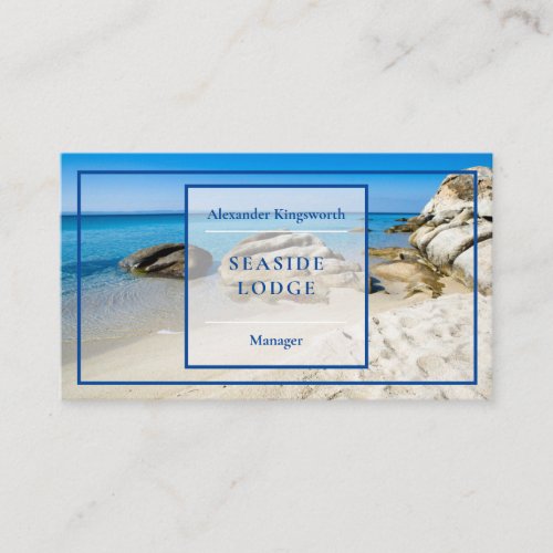 Hotel Guest house vacation photo  Business Card