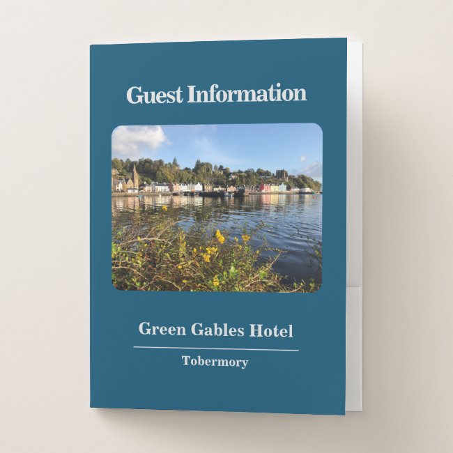 Hotel Guest Information Pack Pocket Folder