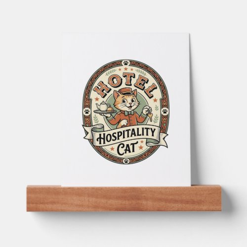 Hotel Hospitality Cat Hotel Hospitality Cat Vintag Picture Ledge