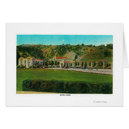 Hotel Lebec and GroundsRidge Route, CA Cards (Front Horizontal)
