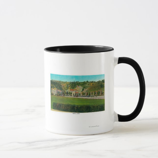 Hotel Lebec and GroundsRidge Route, CA Mug (Right)