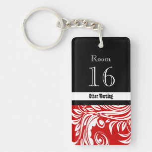 Hotel lodge resort room key keychain