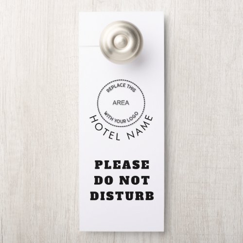 Hotel Logo Name Do Not Disturb Service Room Door Hanger