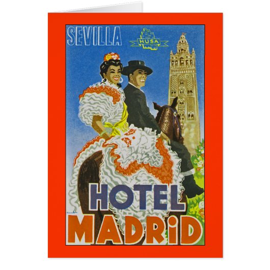 Hotel Madrid Cards (Front)