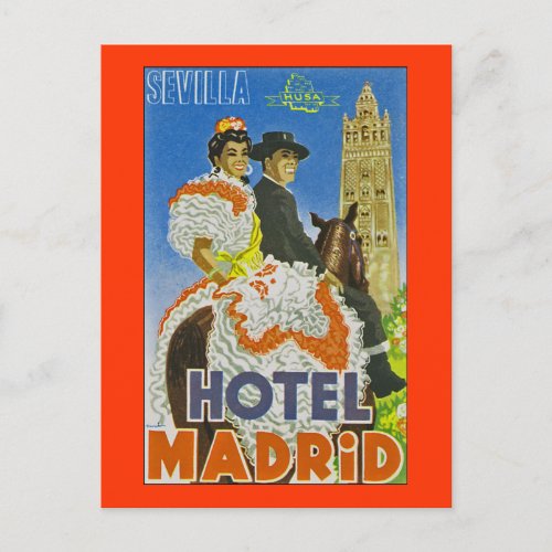 Hotel Madrid Postcard