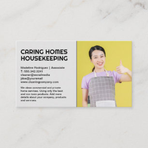 Hotel Maid Services   Janitor Business Card