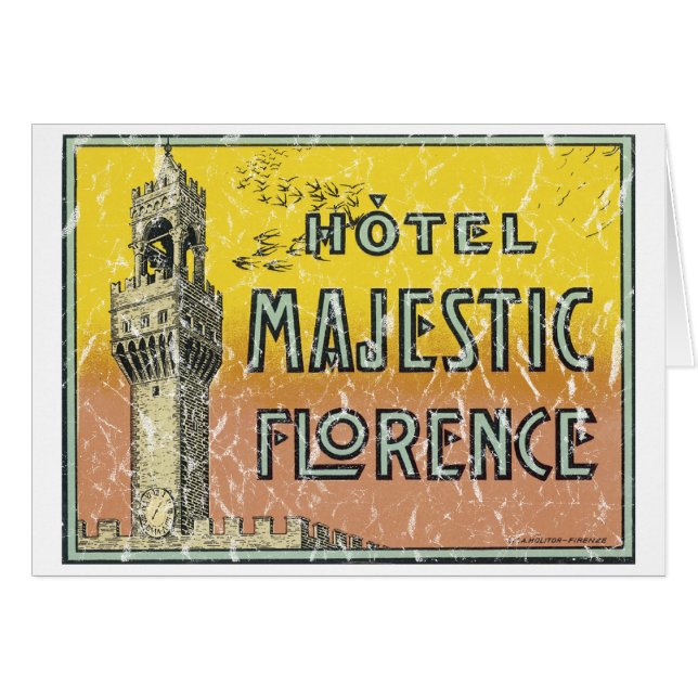 Hotel Majestic - distressed Cards (Front Horizontal)